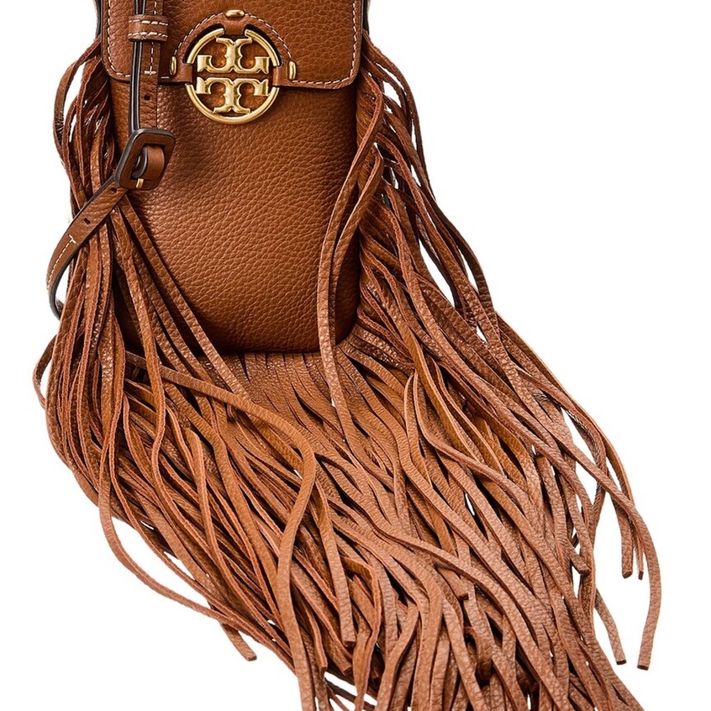 Tory Burch Tan Fringe Crossbody Bag
